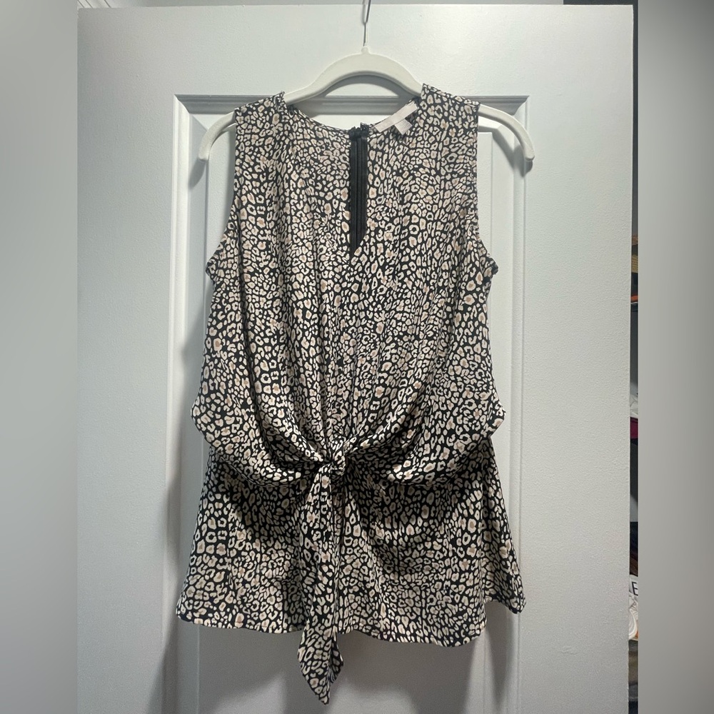Chelsea28 leopard tank top